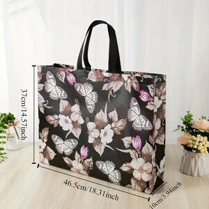 NEW Non-woven Fabric Shopping Bag - 14.57 in L x 18.31 in W x 3.94 in D